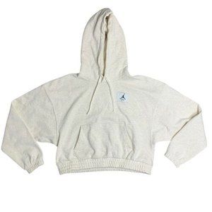 Air Jordan Women's Essentials Fleece Pullover Hoodie Coconut Milk Size Small